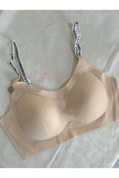 Arkası Çapraz Askılı Fitilli Görünüm Bralet Sütyen