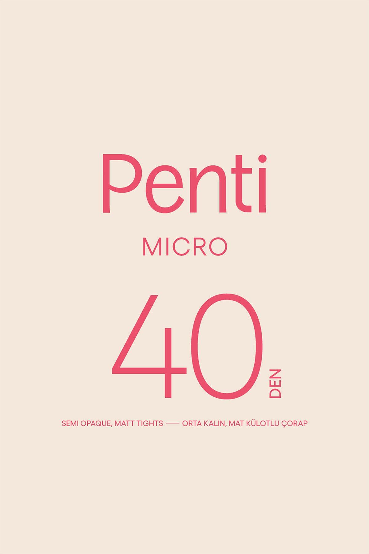 Micro 40 Ten Rengi Külotlu Çorap-licious