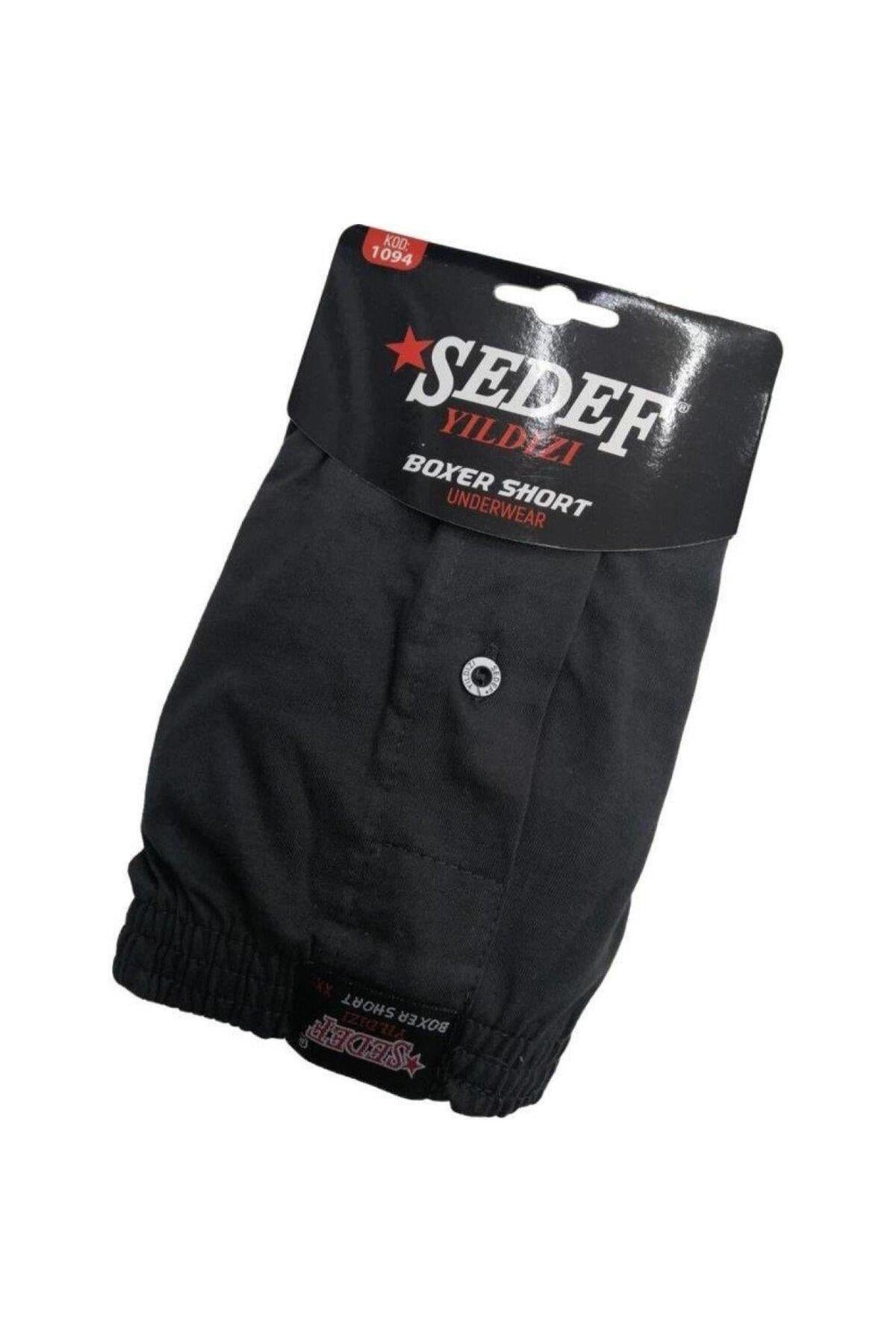 Yıldızı Erkek Düğmeli Penye Boxer 1094 - 6 Adet