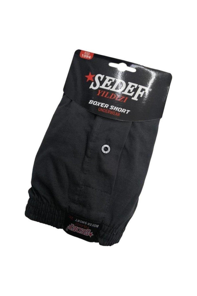 Yıldızı Erkek Düğmeli Penye Boxer 1094 - 6 Adet