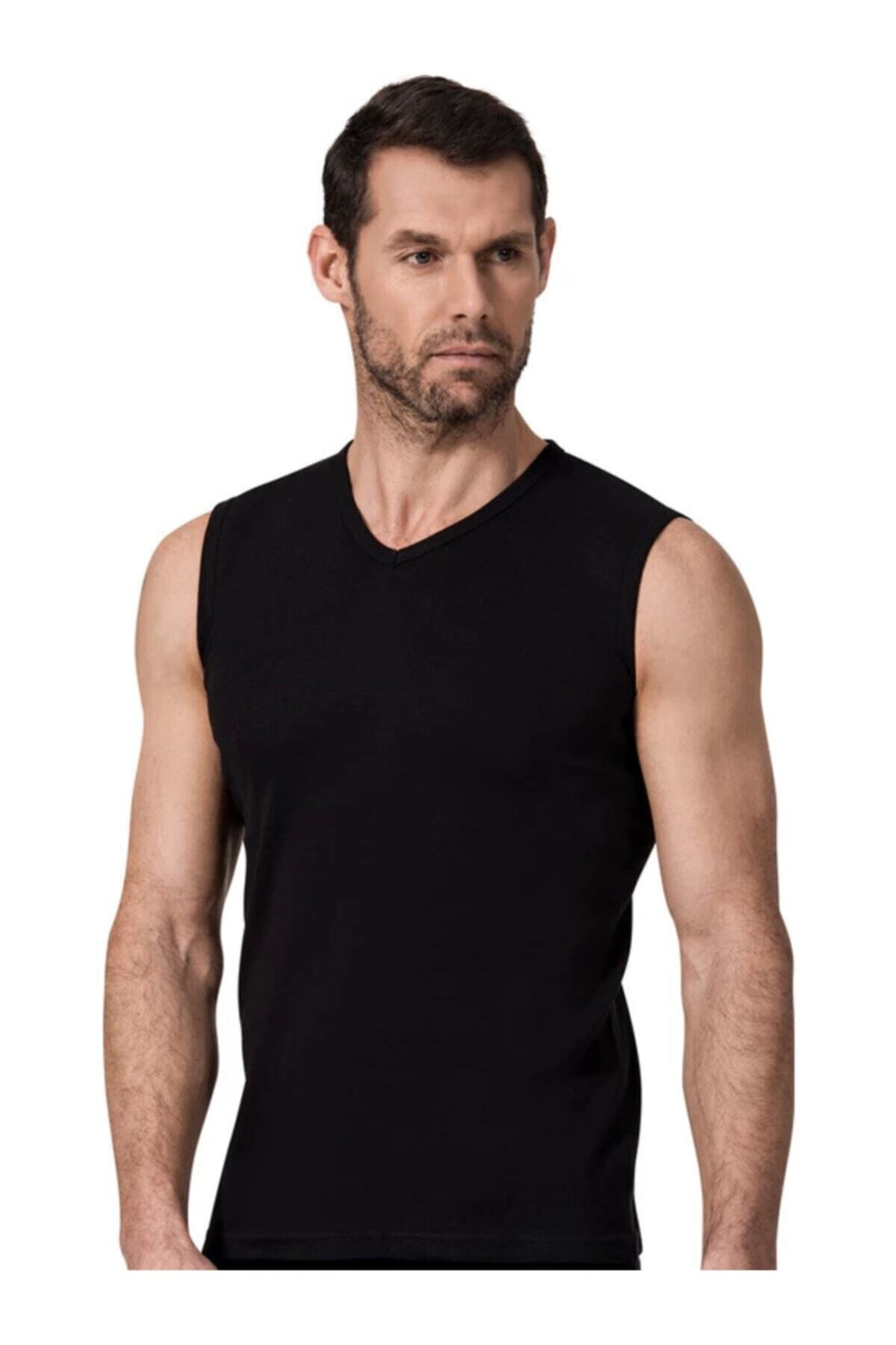 Body V Yaka Tek Li Spor Atlet