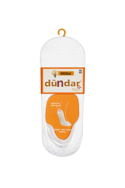 Unisex 6'Lı Modal Silikonlu Babet Çorap