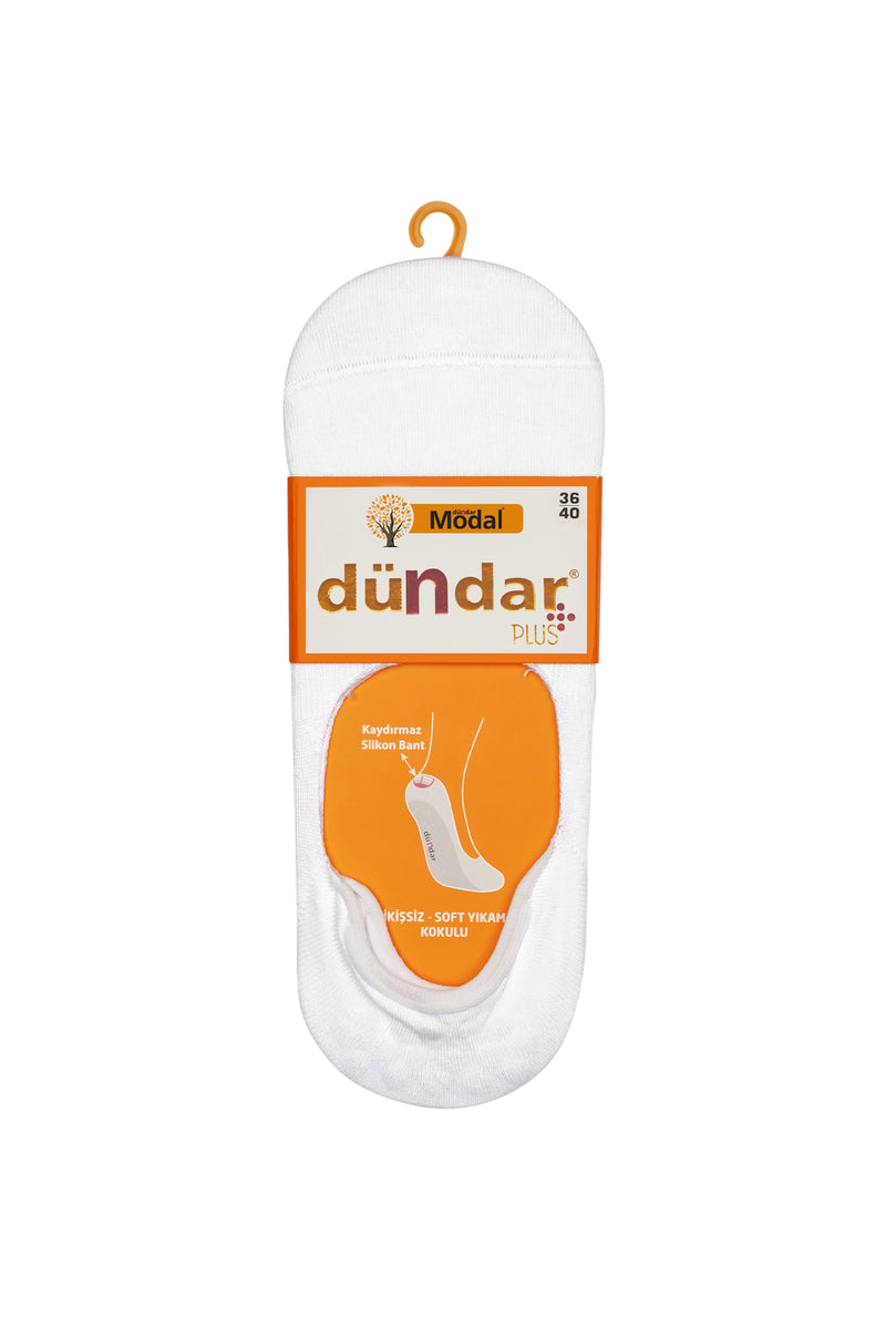 Unisex 6'Lı Modal Silikonlu Babet Çorap