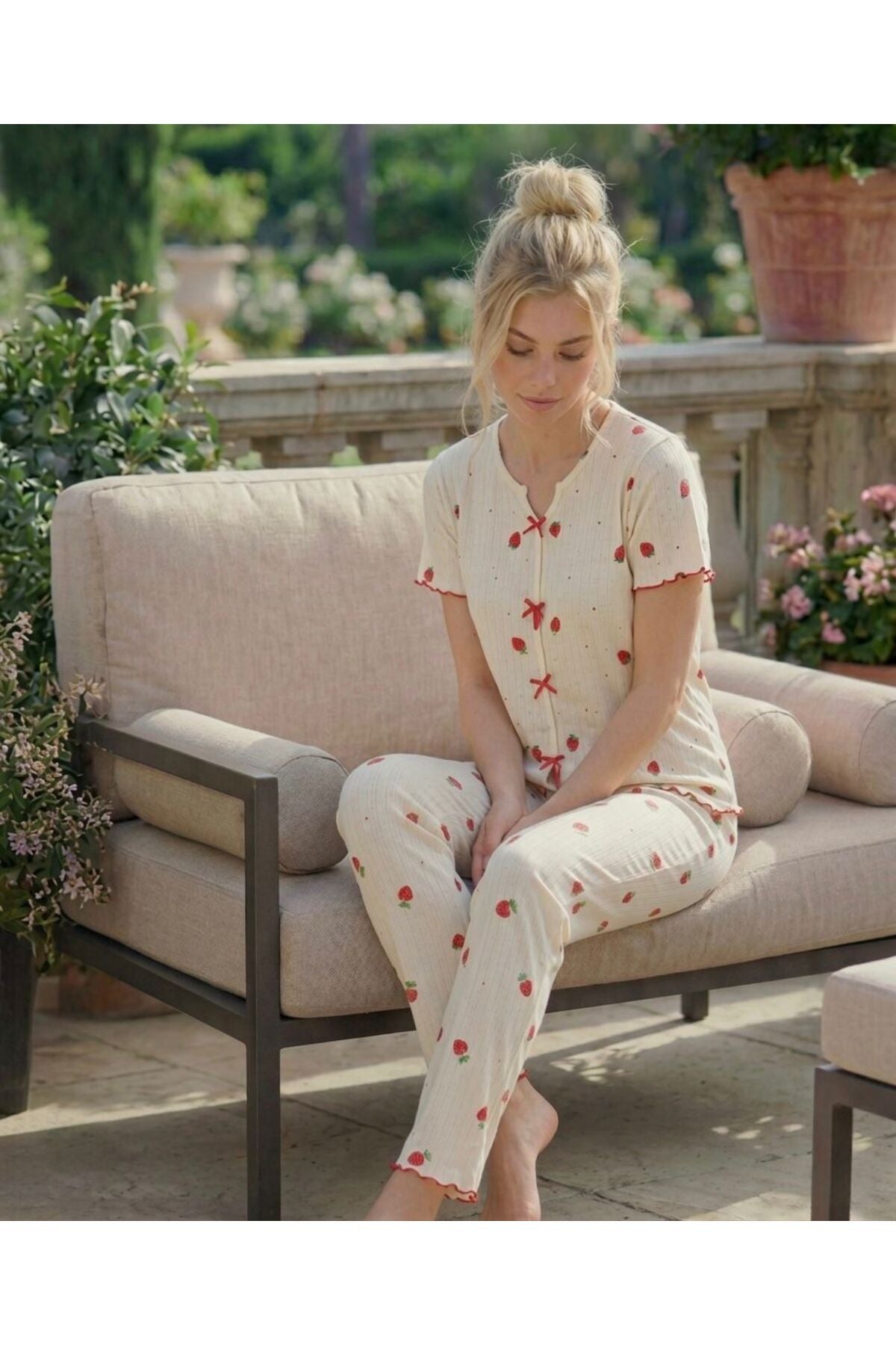 Kaşkorse Pijama Takımı