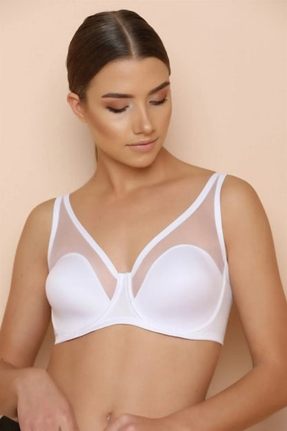 Kadın Toparlayıcı Tüllü Ince B-c Cup Sütyen 9200
