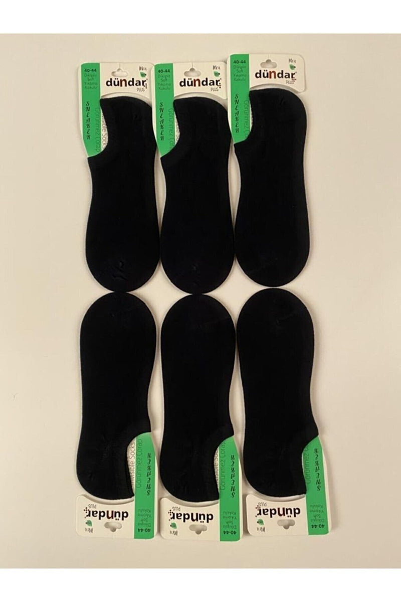 Erkek Sneaker Çorap Bambu Dikişsiz 6'lı
