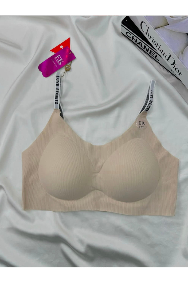 Arkası Çapraz Askılı Fitilli Görünüm Bralet Sütyen