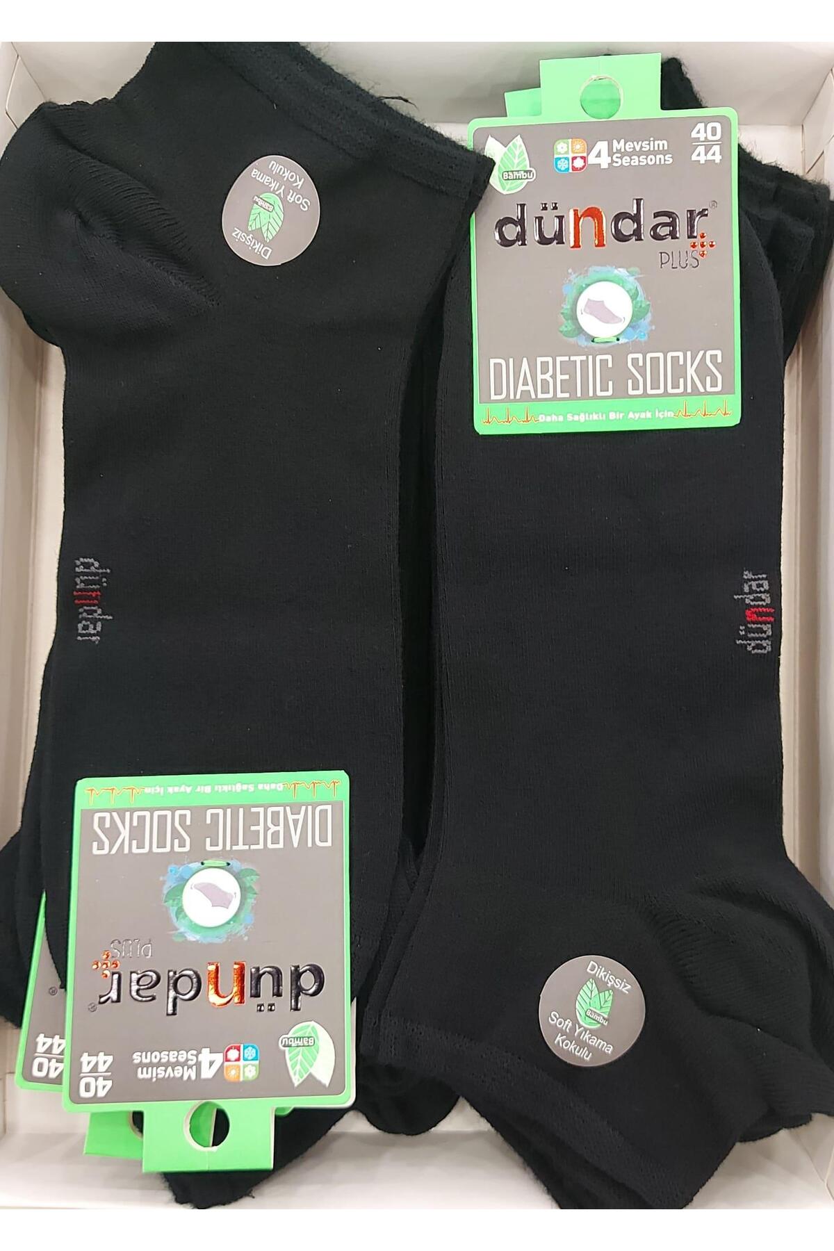 5992 Erkek Bambu Patik Diyabetik Çorap 12 Adet