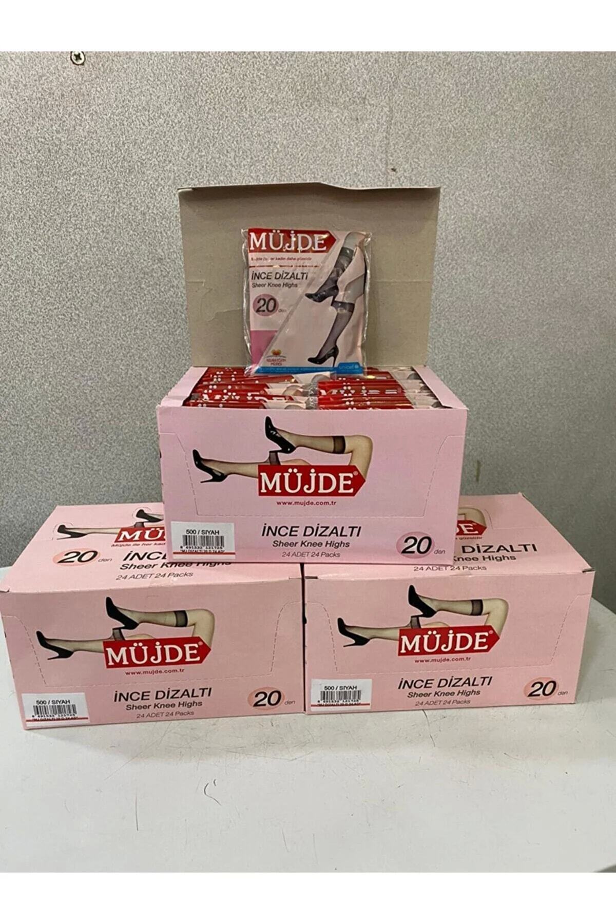 Ince Diz Altı Çorap 24'lü 500