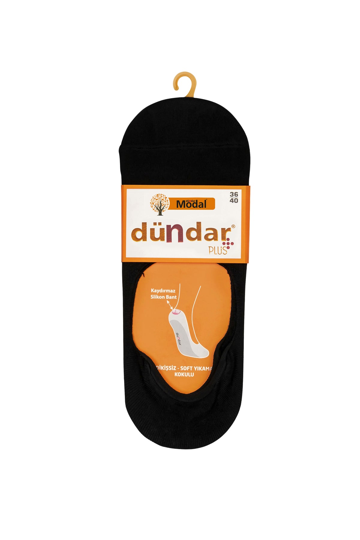 Unisex 6'Lı Modal Silikonlu Babet Çorap