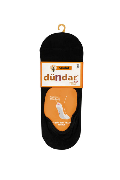 Unisex 6'Lı Modal Silikonlu Babet Çorap