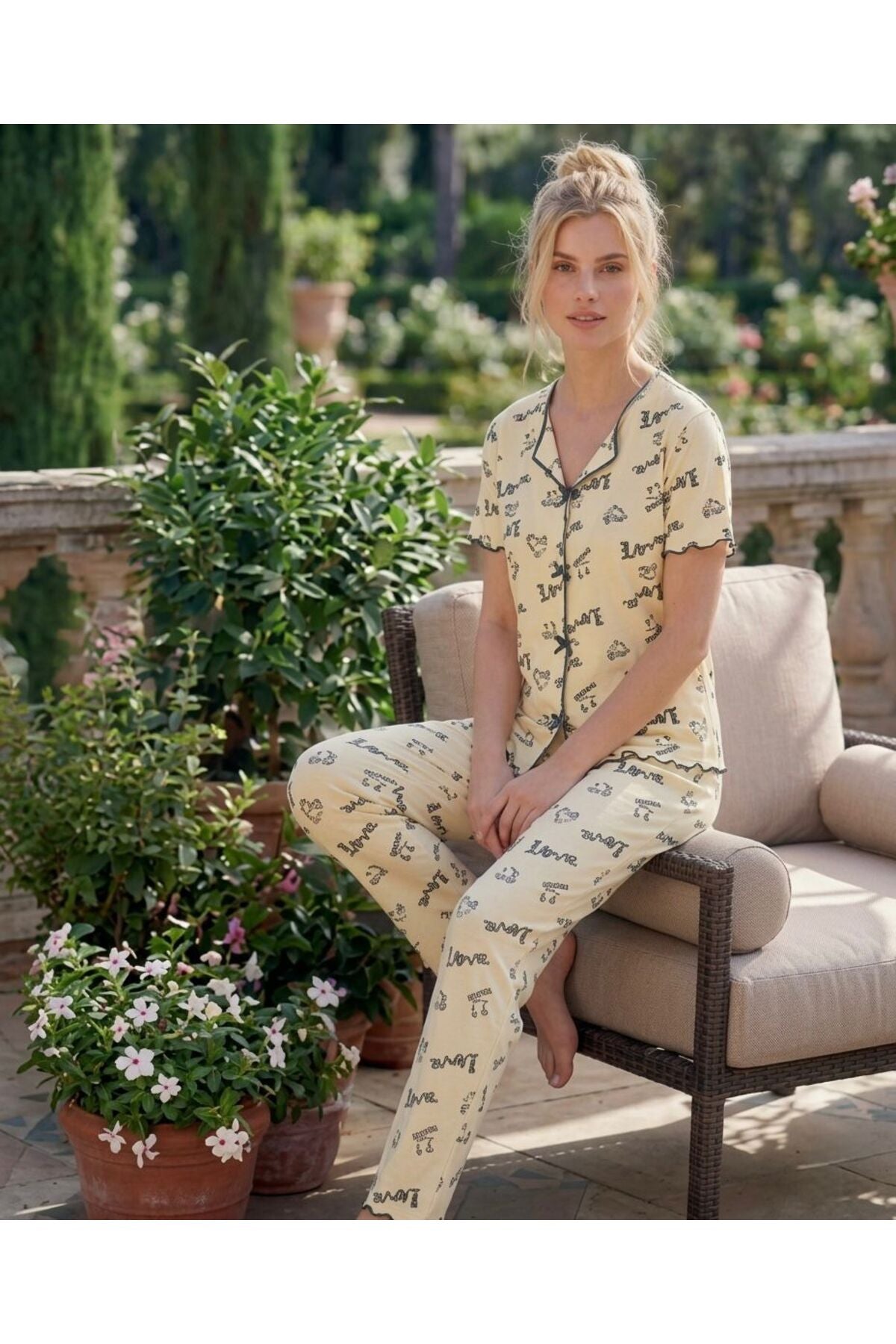 Kaşkorse Pijama Takımı