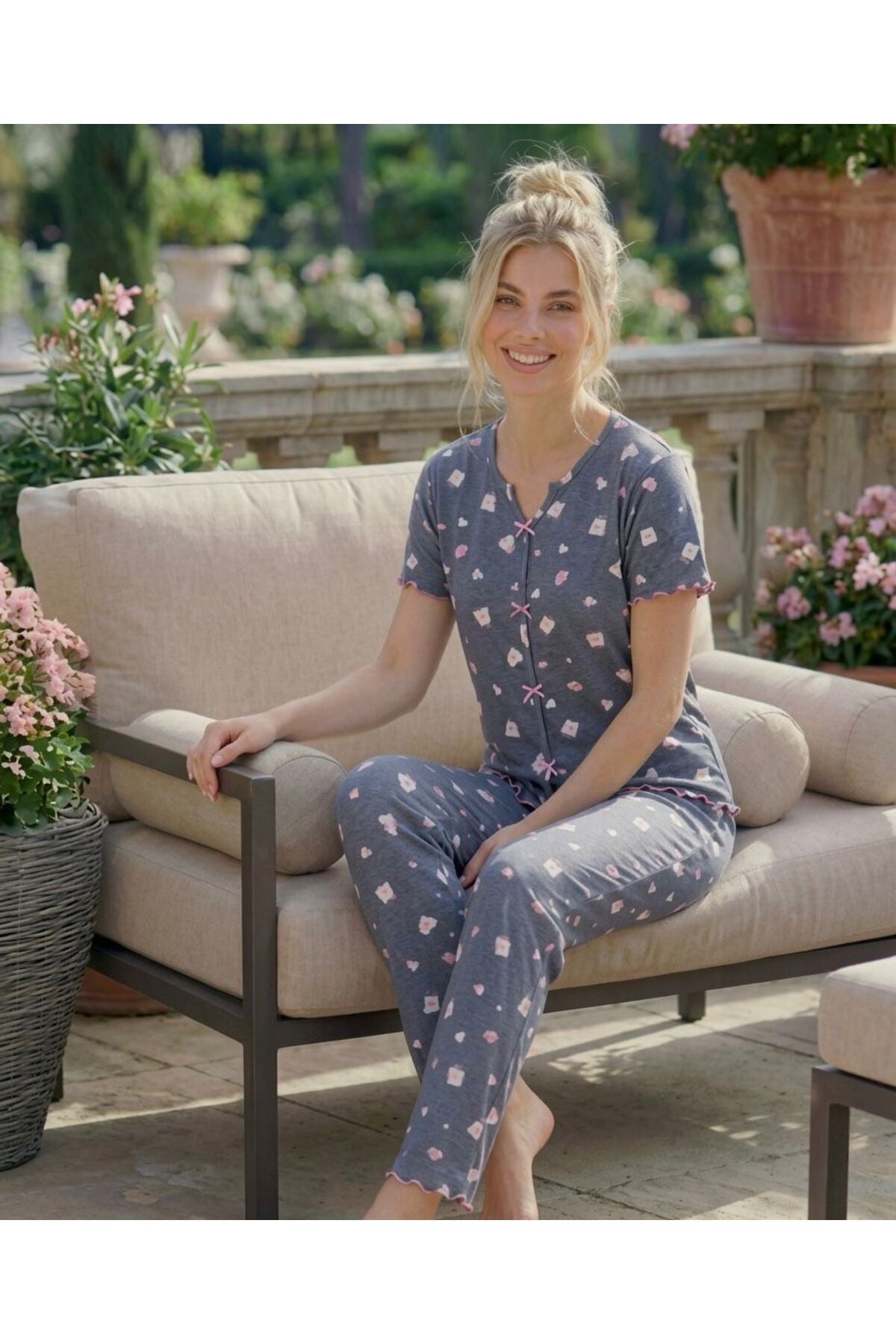 Kaşkorse Pijama Takımı