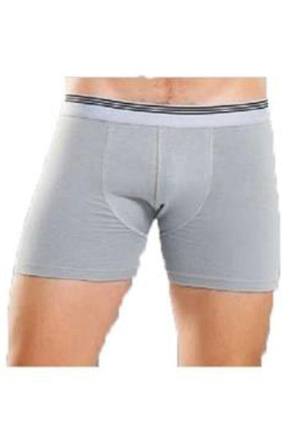 Erkek Gri Likralı Pamuklu Boxer Don 6'lı Paket